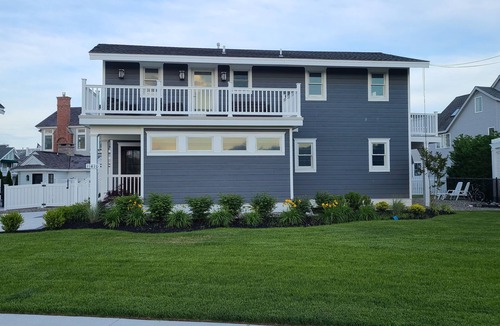 Stone Harbor House | Beach Block! Just 6 homes from the beach and across from the quiet and pristine bird sanctuary.