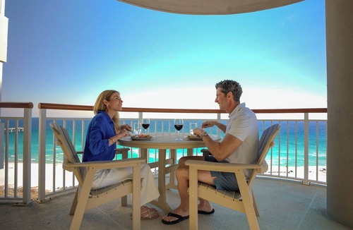 Navarre Beach Condo | Beach Colony West 16E- 2BD/2BA Gulf Front w/Chair Service & Onsite Management