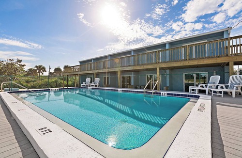 Melbourne Beach Apartment | BEACHHOUSE: Surfside Escape-1st Floor Oceanfront, Full Kitchen, large patio