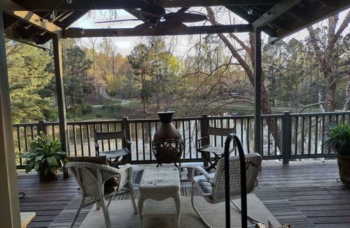 Hancock Mill House | Beautiful home on pond with several decks in very private and quiet neighborhood