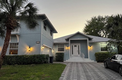 Bonita Bay House | Beautiful Waterfront Home with 2 Masters, Pool/Hot tub Close to Bonita Beach