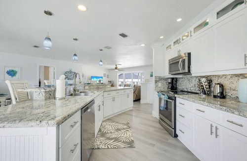 Marco Island House | Beautiful Waterfront Pool Home, Walk to Beach, Pool/PPong Tbl
