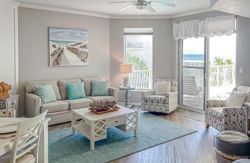 Seagrove Beach House | Beautifully decorated oceanfront condo with resort pool & huge walk-in showers