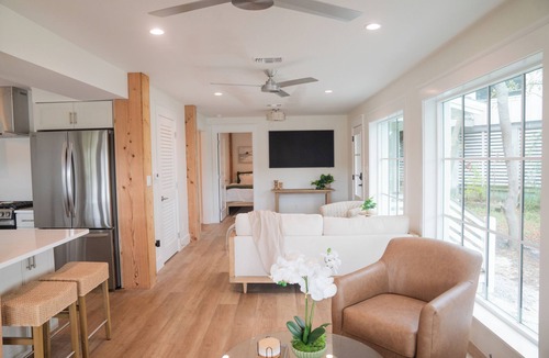 Seacrest Cabin | Bella Vista & Coastal Chateau: Lakefront Retreat with Dock, Kayaks, Bikes & Fire Pit