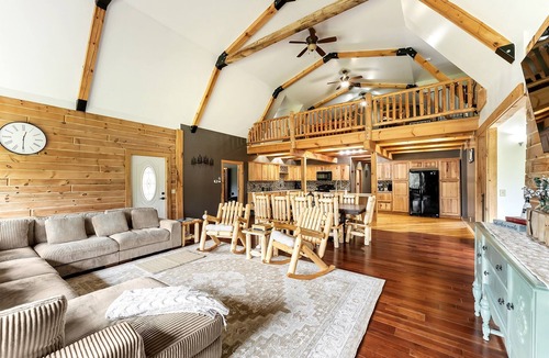Big Rapids House | Big Rapids Lodge, Hot Tub, Pond, Game Room
