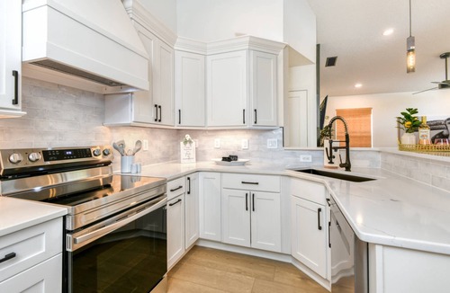 Butler Beach House | Brand New Home! Walk to Beach, Hot Tub, Fully Fenced Backyard, $300 in Free Tickets!