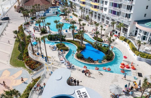 Daytona Beach Condo | Breathtaking 2BR condo with Private Oceanfront Balcony @ Wyndham Ocean Walk Resort