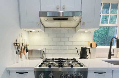East Hampton North Cottage | Bright Modern Boho Beach Cottage, Heated Pool Access, EV Charging hook up