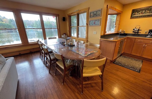 Town of Webb House | Casa Verde: Waterfront 5BR Retreat with 2 Living Areas & Fire Pit!