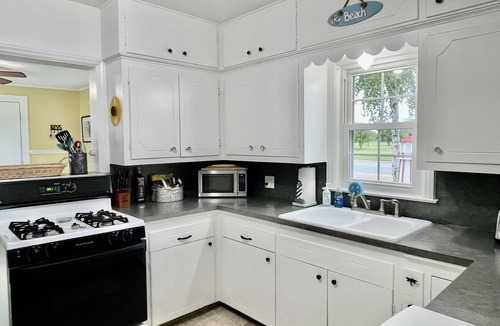 Manistee House | Charming Cottage. Walk to the beach and pet friendly - huge fenced yard.