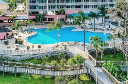 Florida Central Atlantic Coast Condo | Charming home boasting waterfront views with pool and wifi