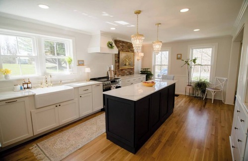 Etna House | Charming & serene, this farmhouse has it all, offering stylish comfort, a sunny private backyard, and a prime location to Cayuga lake and gorges Ithaca.