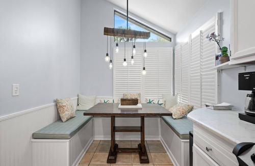 Palm Valley House | Charming Townhome with Patio, Firepit- Close to Golf + Beach