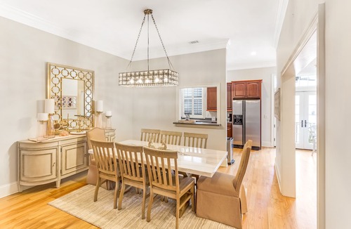 Historic Downtown Savannah House | Chic Townhome One Block From Forsyth w/Large Garage by Lucky Savannah