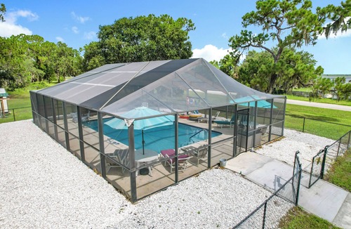 Florida South Atlantic Coast Apartment | Clean and quiet 1-bedroom apartment, caged saltwater pool, public boat ramp
