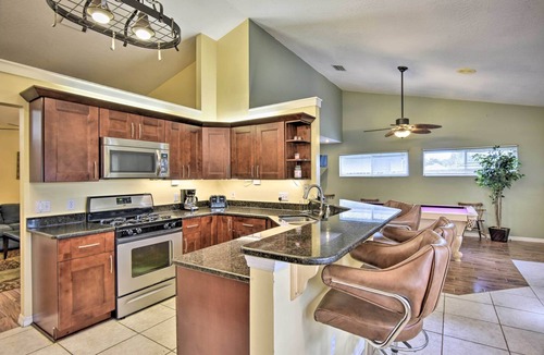 Quail Run Estates House | Cocoa Beach Paradise: Screened Pool, Patio + Games