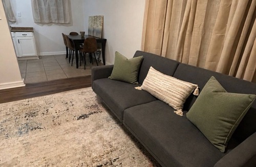 Camden Apartment | Comfort first! Enjoy this 3BR one block off Broad St + Lake Dannelly Access