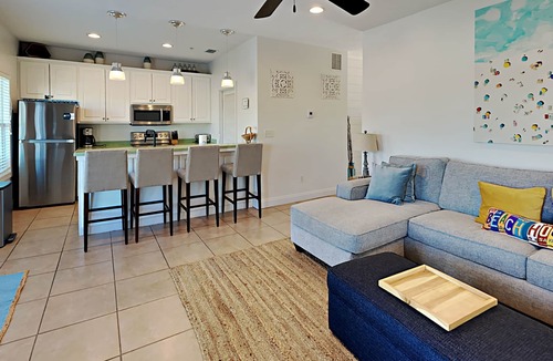 Gulf Lagoon Beach Condo | Community Pool, Canal Views, Near Area Fun!