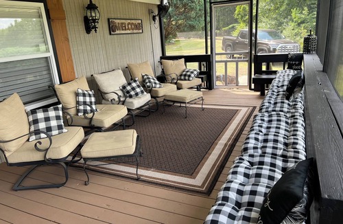 Moultrie House | Completely renovated mobile home sitting own a pond.