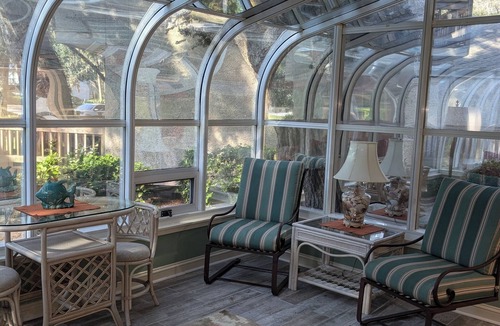 St. Simons Island Condo | Cozy 2-bedroom condo with sunroom on a beautiful golf course St. Simons Island.