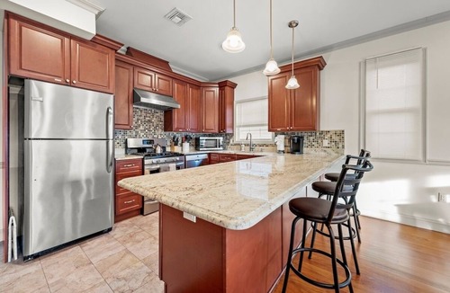 McGinley Square Apartment | Cozy Jersey City/NYC Oasis w/Double Balcony