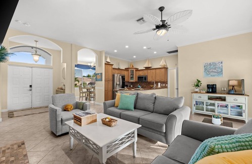 Marco Island Villa | Cozy Villa with Heated Pool, Covered Outdoor Living, Just Minutes to Beach