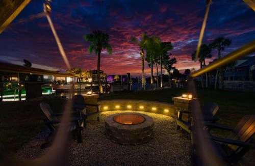 Spring Hill House | Direct Gulf Access Heated Pool 45 Dock Fire Pit