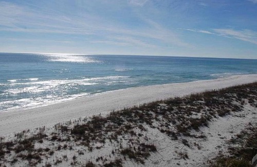 Pensacola Beach Condo | Directly on the Gulf, larger end unit, both bedrooms have water view!