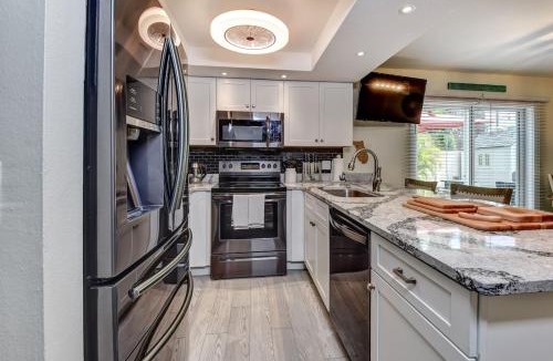 New Smyrna Beach House | Dog Friendly Home by Flagler Avenue! Fenced Yard and Garage! Walk to the Beach!