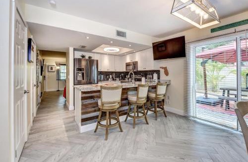 New Smyrna Beach House | Dog Friendly Home by Flagler Avenue! Fenced Yard and Garage! Walk to the Beach!