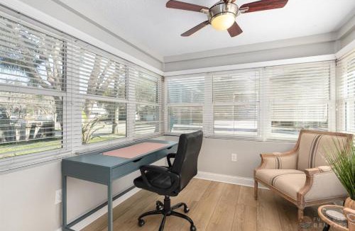 Historic District House | Dog Friendly Home with Fenced Yard, Office, STEPS to Canal St & Advent Health!