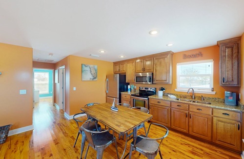 Port St. Joe House | Dog-friendly home blocks from the beach with patio, balcony, & outdoor shower