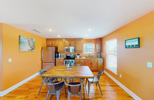 Port St. Joe House | Dog-friendly home blocks from the beach with patio, balcony, & outdoor shower