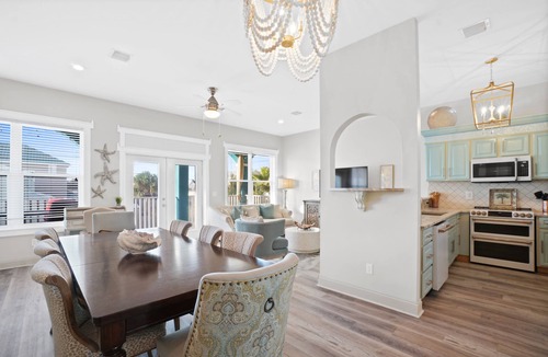 Riviera Beach House | Dreams Come True - Steps to Beach, Gulf Views, Pet Friendly, Pool, Game Room