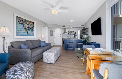 Fort Myers Beach Condo | ESTERO BAY SUNRISE VIEWS | REMODELED 10TH FLOOR, EXTENDED BALCONY | KING BED | LOVERS KEY RESORT