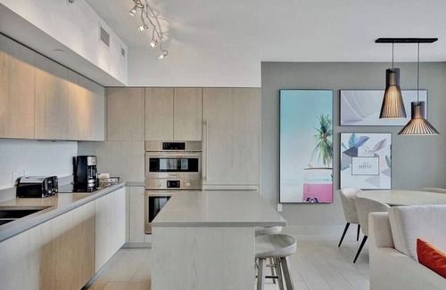 Hollywood South Central Beach Apartment | Experience coastal elegance with breathtaking bay views, modern décor, and unparalleled luxury