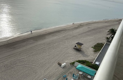 Hollywood South Central Beach Condo | FALL IN LOVE! Direct ocean View 60' wrap around balcony facing the beach!