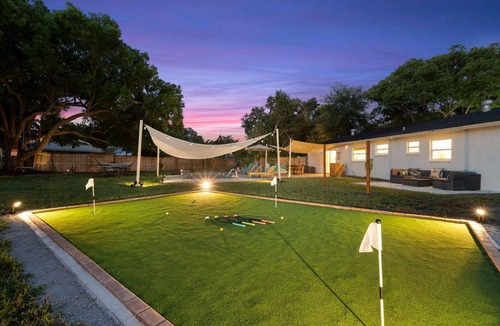 Seminole House | Family-Friendly Seminole Pool Retreat | Fire Pit