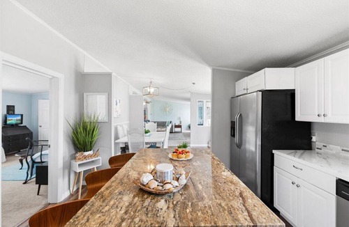 Butler Beach House | Family Retreat w/Fire Pit, walk to Crescent Beach, Pets welcome