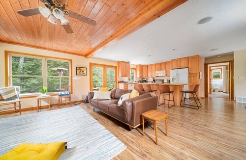 Mayfield House | Firefly Lodge Boardman River Hot Tub Woodstove