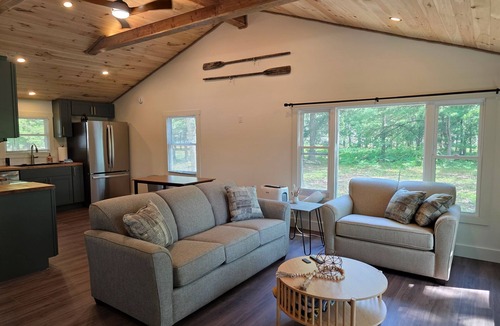 Baldwin Cabin | Foreman Lakefront Cabin Hot Tub Wi-Fi Dog Friendly