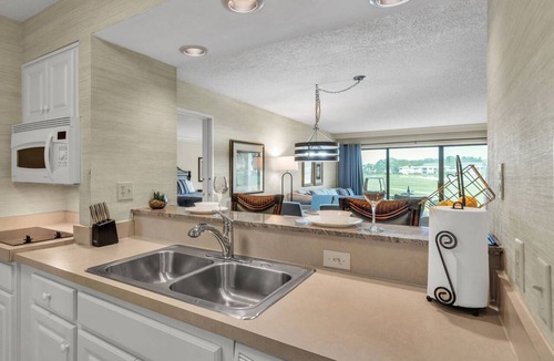 Wesley Chapel Condo | Golf Patio Condo | Work-Friendly Stay | 4 Queen Beds | Saddlebrook Resort | Optional Amenities