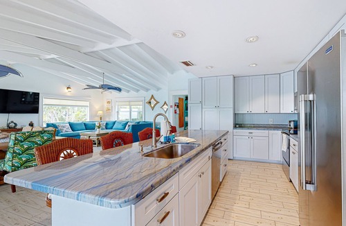 Marathon House | Gorgeous, updated, waterfront, pet friendly, home w/pool, dock & kayaks