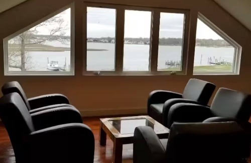 Mastic Beach House | Gorgeous Waterfront and Indoor Pool Family Oasis!