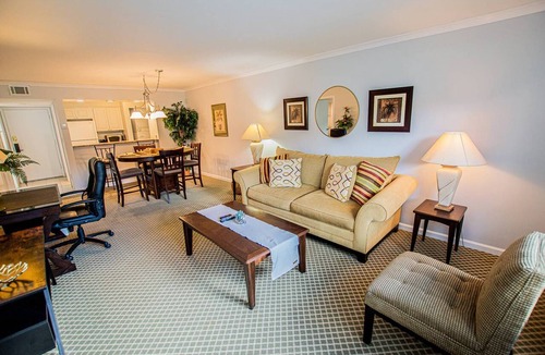 Wesley Chapel Condo | Ground Floor Lakeview Condo | 2 Queen Beds | Optional Saddlebrook Resort Amenities
