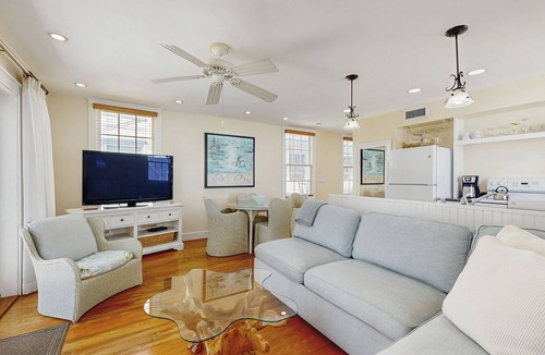 Uptown - Upper Duval Condo | Ground-level getaway with free WiFi, private deck, & shared outdoor pool