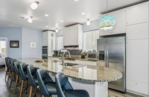 White Sands First House | Gulf Front End Unit 4 Bedroom Pet Friendly with Private Elevator