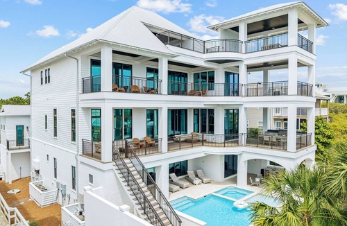 Seagrove Beach House | Gulf View Home w/Pool, LSV and Pool Table