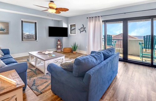 Mexico Beach Condo | Gulf view, three bedroom, two bath condo in Mexico Beach.