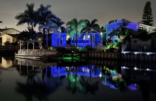 Hampton Homes House | Healthy Living Retreat - Waterfront Space Coast View w/Sauna Pool Hot Tub